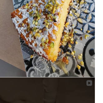 Dessert detail.